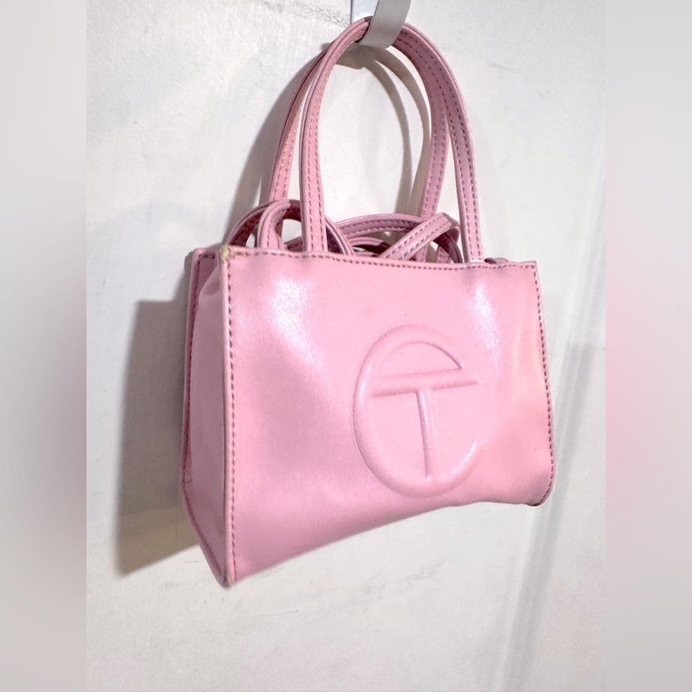 Small Pink Telfar Shopper Tote